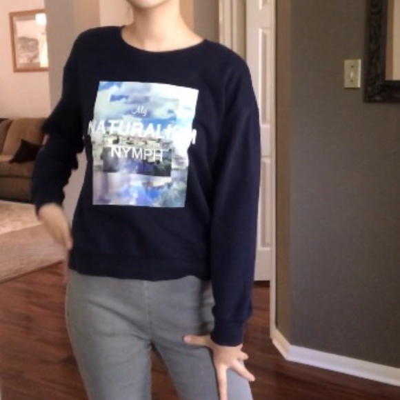 Sweatshirt Navy-blue - Picture 1 of 7